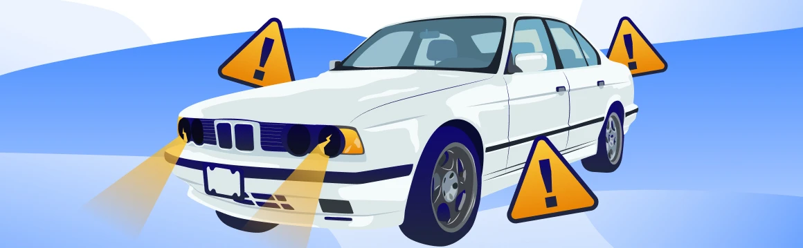 Пленка на фарах: за что штраф?